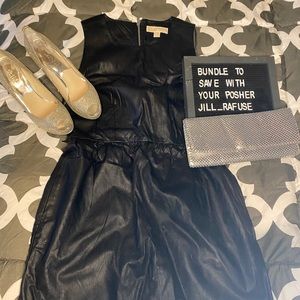 Micheal Kors pleather dress